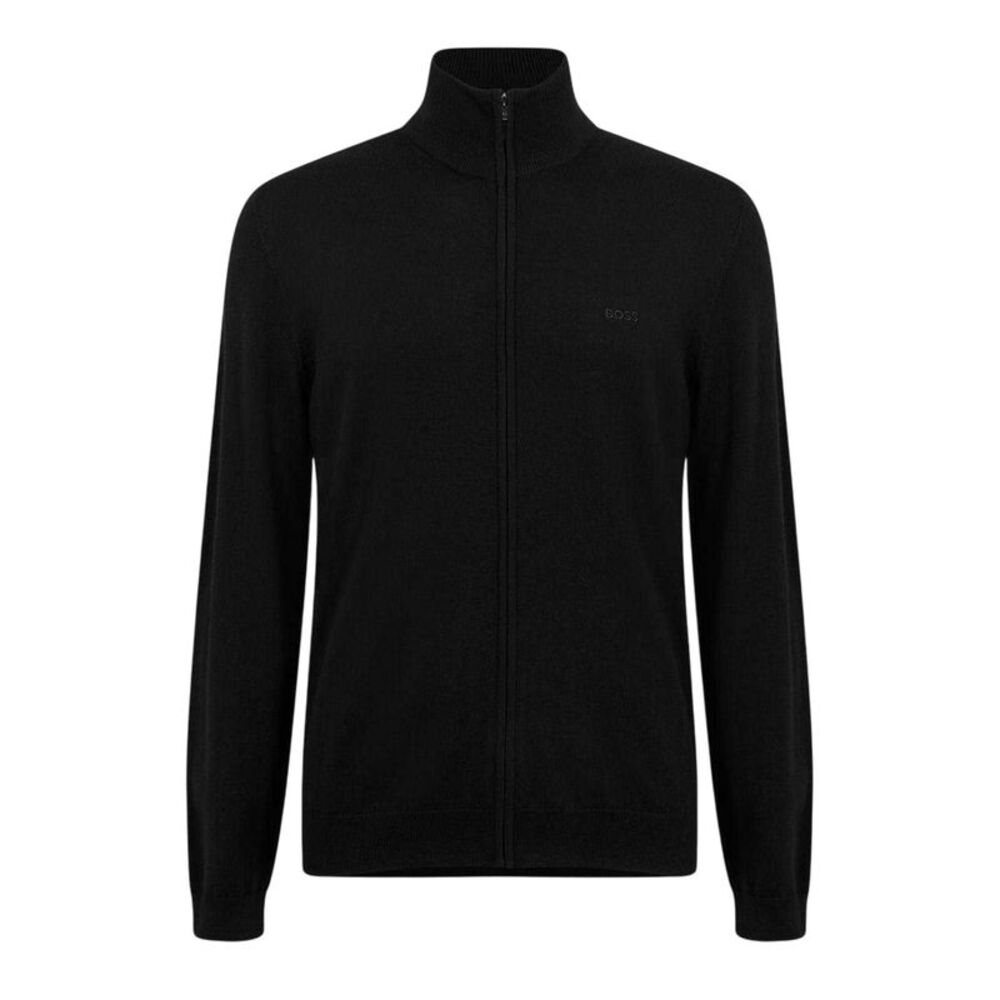 Boss Mens Full Zip Cardigan / Black
